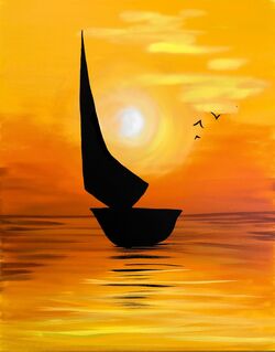 Golden Sail- Muse Paintbar