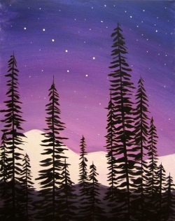 Tall Pines- Muse Paintbar