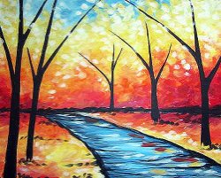 Autumn Path- Muse Paintbar