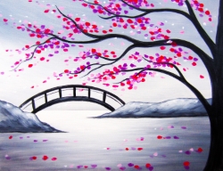 Blossoming Bridge- Muse Paintbar