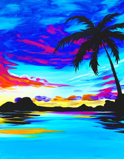 Cerulean Paradise- Muse Paintbar