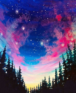 Cosmic Skies- Muse Paintbar