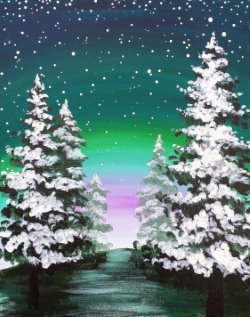 Evergreen Glow- Muse Paintbar