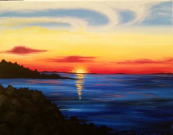 Mystic Sunset- Muse Paintbar