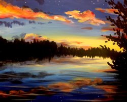 Nights at the Lake- Muse Paintbar