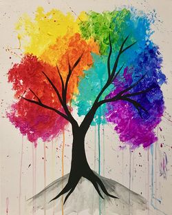 Rooted In Rainbow- Muse Paintbar