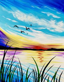 Seabreeze Sunrise- Muse Paintbar