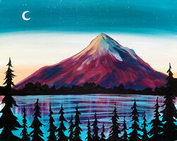 Summit at Sunset- Muse Paintbar