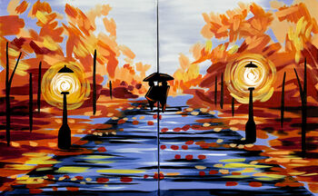 Couple's Paint Night on 10/25 at Muse Paintbar One Loudoun