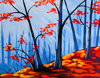 Canvas Painting Class on 11/02 at Muse Paintbar Patriot Place