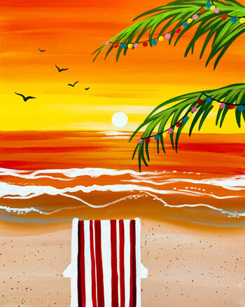 Canvas Painting Class on 12/11 at Muse Paintbar Virginia Beach