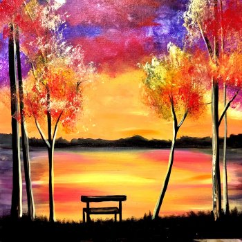 Canvas Painting Class on 10/28 at Muse Paintbar Assembly Row