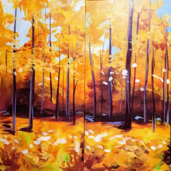 Couple's Paint Night on 10/26 at Muse Paintbar Woodbridge