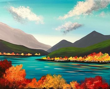 Canvas Painting Class on 09/16 at Muse Paintbar One Loudoun