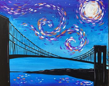 Canvas Painting Class on 01/26 at Muse Paintbar NYC - Tribeca