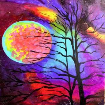 Canvas Painting Class on 07/11 at Muse Paintbar NYC - Tribeca