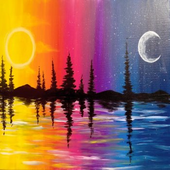 Canvas Painting Class on 10/07 at Muse Paintbar Woodbridge