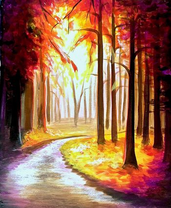 Canvas Painting Class on 11/25 at Muse Paintbar NYC - Tribeca