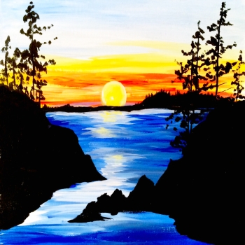 Canvas Painting Class on 06/27 at Muse Paintbar West Hartford