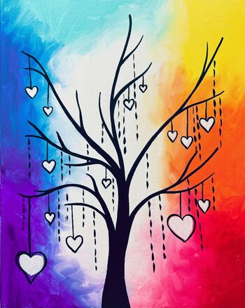 At Home Paint Night Date – Let's Live and Learn