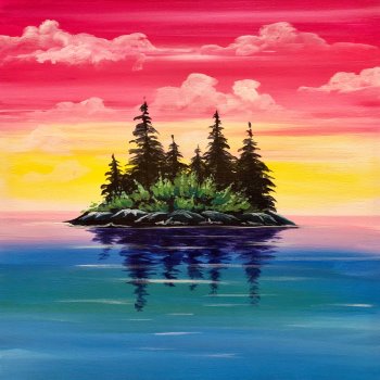 Canvas Painting Class on 06/18 at Muse Paintbar West Hartford