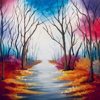 Canvas Painting Class on 10/02 at Muse Paintbar Garden City