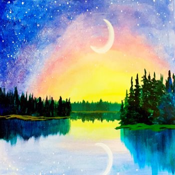 Canvas Painting Class on 06/25 at Muse Paintbar NYC - Tribeca