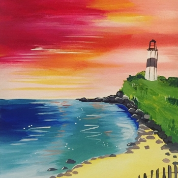 Canvas Painting Class on 07/16 at Muse Paintbar NYC - Tribeca