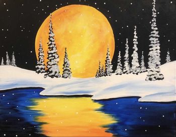 Canvas Painting Class on 12/04 at Muse Paintbar Mosaic District