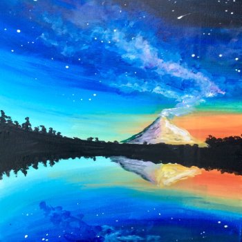 Canvas Painting Class on 09/28 at Muse Paintbar Patriot Place