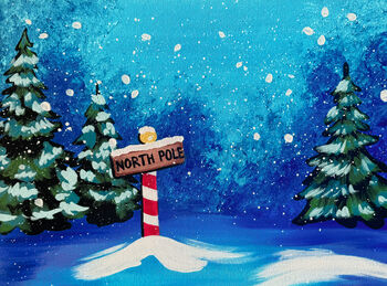 Canvas Painting Class on 11/29 at Muse Paintbar NYC - Tribeca