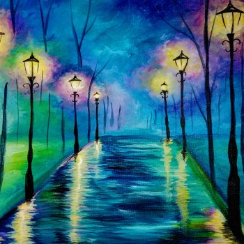 Canvas Painting Class on 07/23 at Muse Paintbar NYC - Tribeca