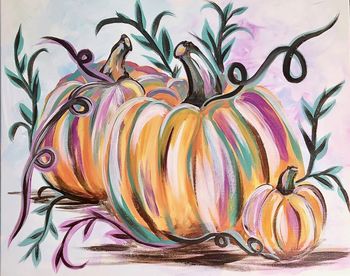 Canvas Painting Class on 10/13 at Muse Paintbar White Plains