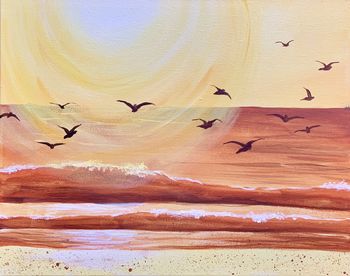 Canvas Painting Class on 11/30 at Muse Paintbar Virginia Beach