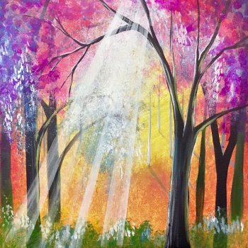 Canvas Painting Class on 03/11 at Muse Paintbar NYC - Tribeca