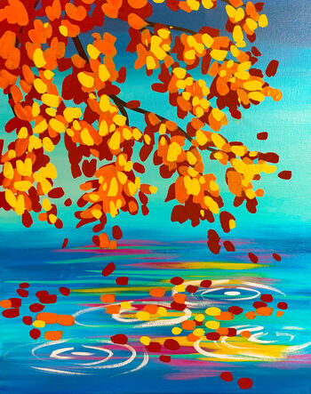 Canvas Painting Class on 10/27 at Muse Paintbar One Loudoun