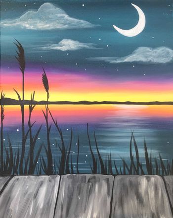 Canvas Painting Class on 06/14 at Muse Paintbar West Hartford