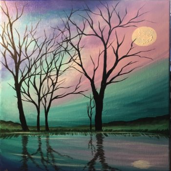 Canvas Painting Class on 01/11 at Muse Paintbar Woodbridge