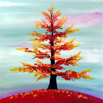 Canvas Painting Class on 09/21 at Muse Paintbar The Battery