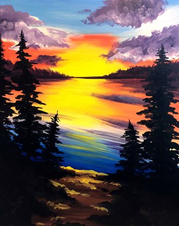 Canvas Painting Class on 09/11 at Muse Paintbar Milford