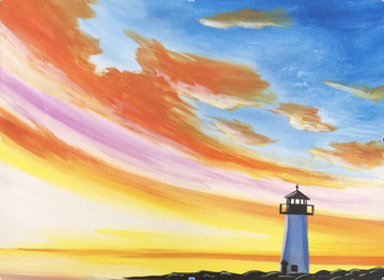 Canvas Painting Class on 06/10 at Muse Paintbar West Hartford