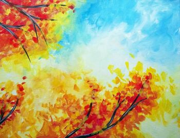 Canvas Painting Class on 09/29 at Muse Paintbar Milford