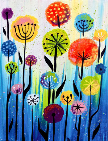 Canvas Painting Class on 01/05 at Muse Paintbar Portland