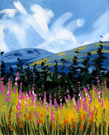 Canvas Painting Class on 03/21 at Muse Paintbar Ridge Hill