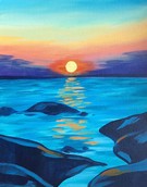 Canvas Painting Class on 09/30 at Muse Paintbar One Loudoun