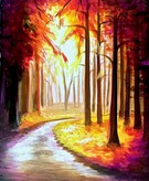 Canvas Painting Class on 09/15 at Muse Paintbar One Loudoun