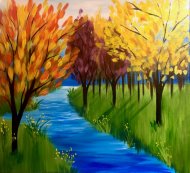 Canvas Painting Class on 09/23 at Muse Paintbar Assembly Row