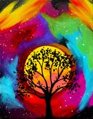 Canvas Painting Class on 06/11 at Muse Paintbar NYC - Tribeca