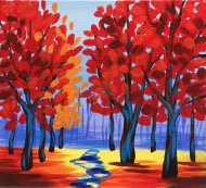 Canvas Painting Class on 09/09 at Muse Paintbar Woodbridge