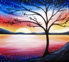 Canvas Painting Class on 07/10 at Muse Paintbar NYC - Tribeca